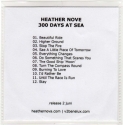 300 Days At Sea promo (Benelux, backcover)