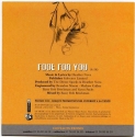 Fool For You promo (backcover, France)