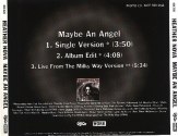 Maybe An Angel promo (backcover, USA)